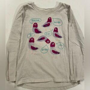 Tea Pigeon Hello Print Shirt